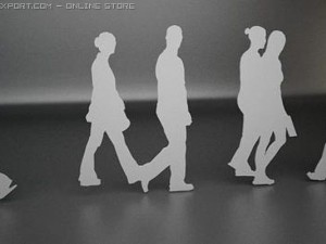 48 people shapes Modelo 3D