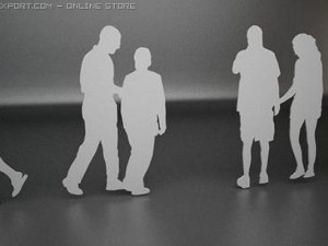 48 people shapes Modelo 3D