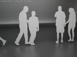 48 people shapes 3D Model