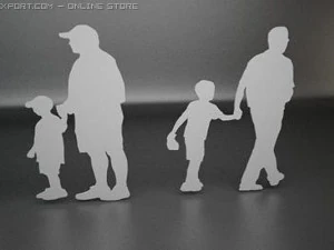 48 people shapes 3D Model