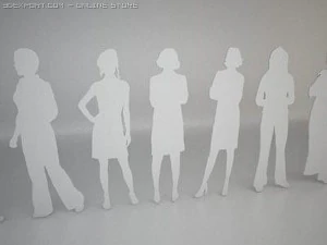 48 people shapes 3D Model