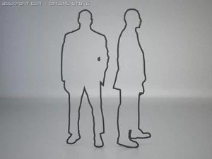 48 people shapes 3D Model