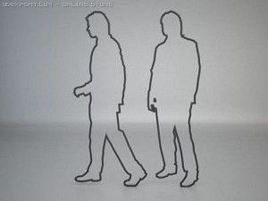 48 people shapes Modelo 3D