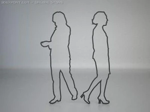48 people shapes 3D Model