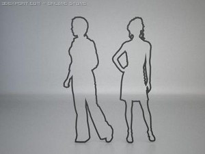 48 people shapes Modelo 3D