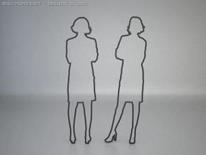 48 people shapes Modelo 3D