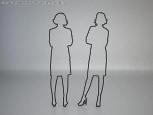 48 people shapes 3D Model