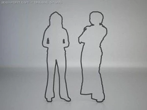 48 people shapes 3D Model