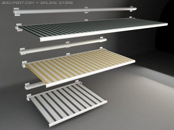 awning 3D Model .c4d .max .obj .3ds .fbx .stl .blend 