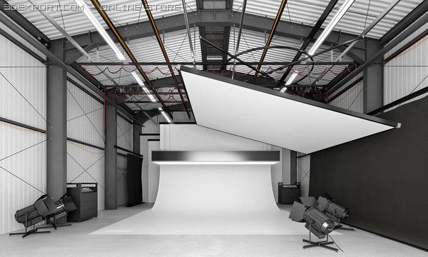 photostudio 3D Model .c4d .max .obj .3ds .fbx .stl .blend 