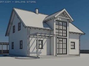villa 3D Model