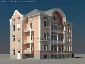 ヴィラ 3Dモデル