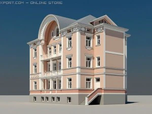 villa 3D Model