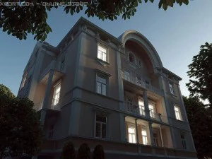 villa 3D Model