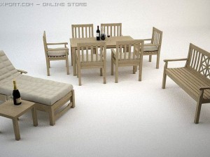 garden furniture 3D Model