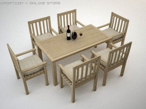 garden furniture Model 3D