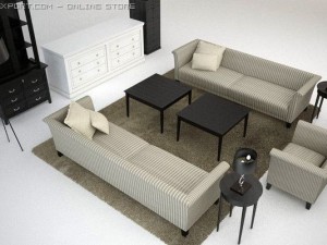 contemporary furniture 3D Model