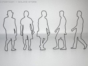 14 people shapes 3D Модель