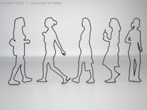 14 people shapes 3D Модель