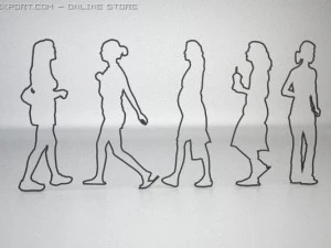 14 people shapes 3D Model