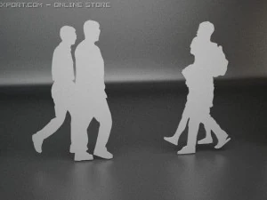 14 people shapes 3D Model