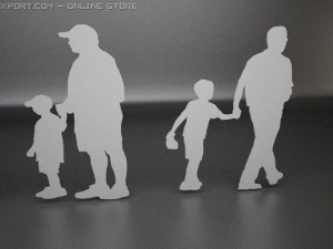 14 people shapes Model 3D