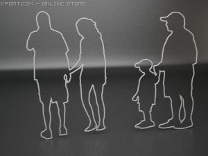 14 people shapes Model 3D