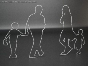 14 people shapes Model 3D
