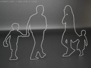 14 people shapes 3D Model