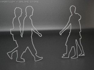 14 people shapes Model 3D