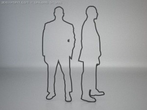 20 people shapes 3Dモデル