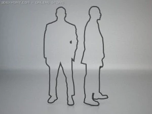 20 people shapes 3D Model