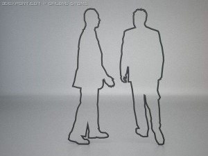 20 people shapes 3Dモデル