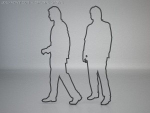 20 people shapes 3Dモデル