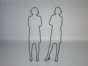 20 people shapes 3Dモデル
