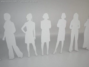 20 people shapes 3D Model