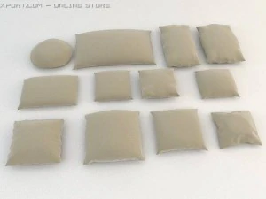 poduszki Model 3D