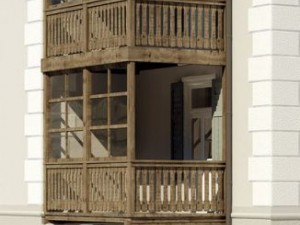 villa old Modello 3D