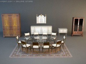 antique furniture 3D Model