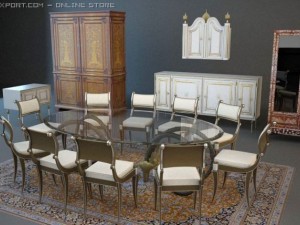 antique furniture Model 3D