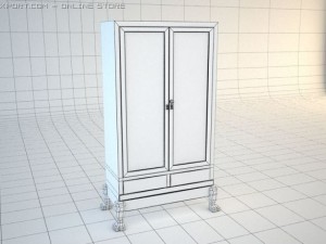antique furniture Model 3D