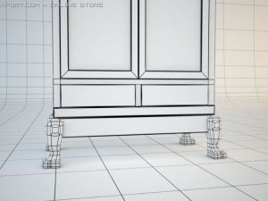 antique furniture Model 3D