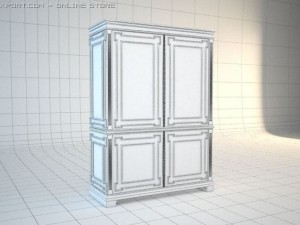 antique furniture Model 3D