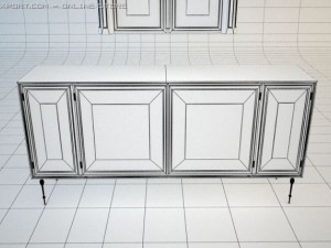 antique furniture Model 3D