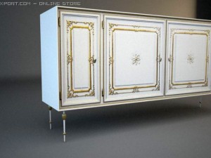 antique furniture Model 3D