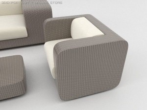 lounge set 3D Model