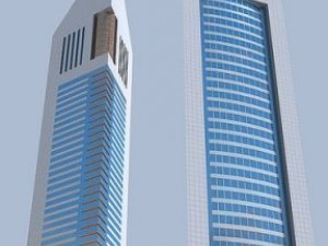 emirates towers 3Dモデル