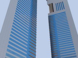 emirates towers 3Dモデル