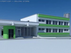 industrial park 3D Model