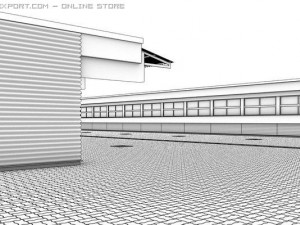 industrial park Model 3D
